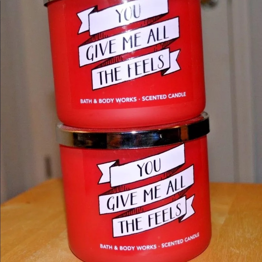 2 Bath & Body Works 3 Wick Candle Warm Vanilla